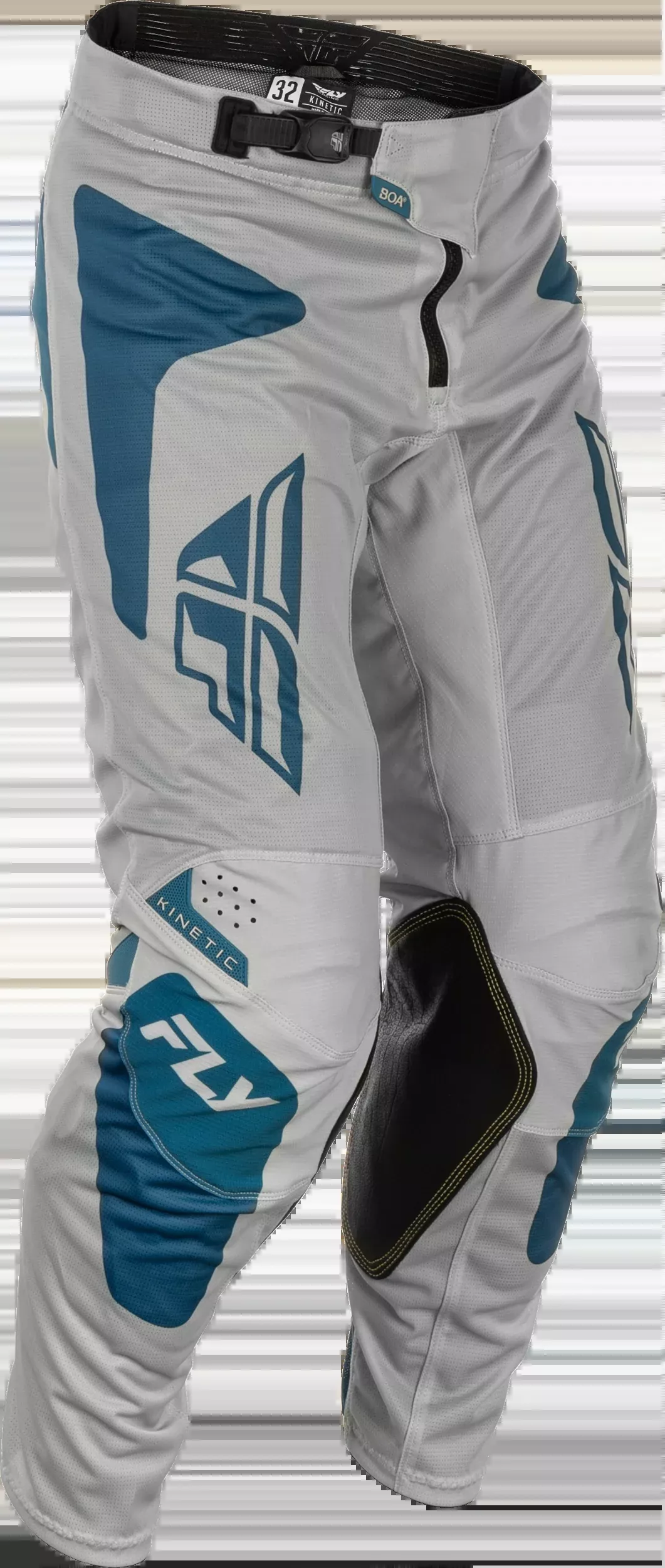 Fly Racing Kinetic Mesh Sym Pants Grey/Blue Sz 32-379-32232