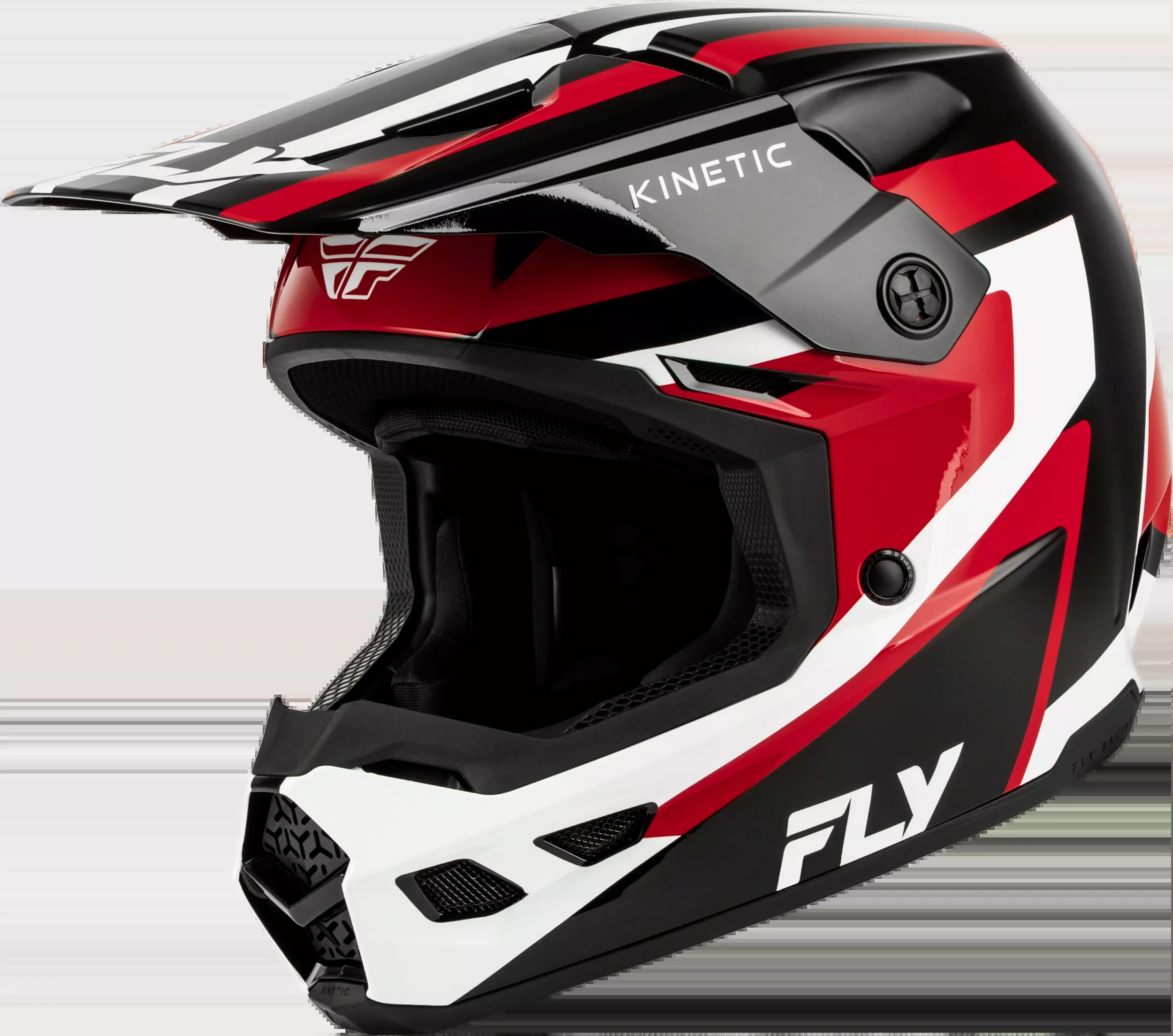 Fly Racing Kinetic Sync Helmet Black/Red/White Xl-73-2002X