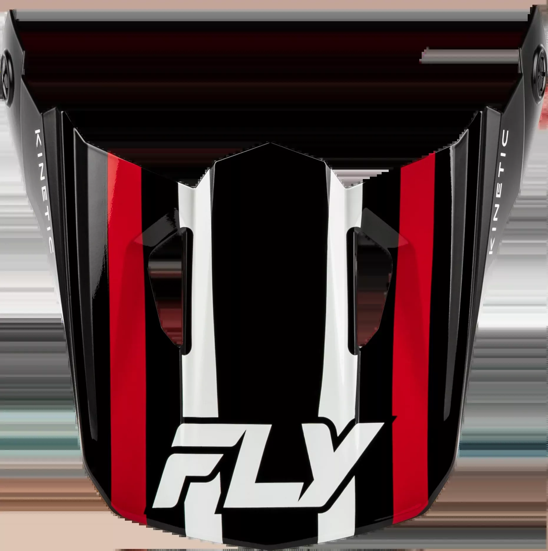 Fly Racing Kinetic Sync Helmet Visor Black/Red/White Xl/2x-73-2002VX