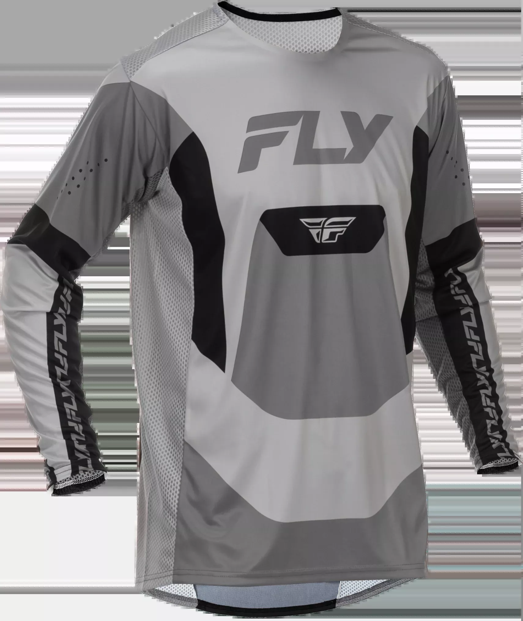 Fly Racing Lite Jersey Grey/Black Lg-379-720L