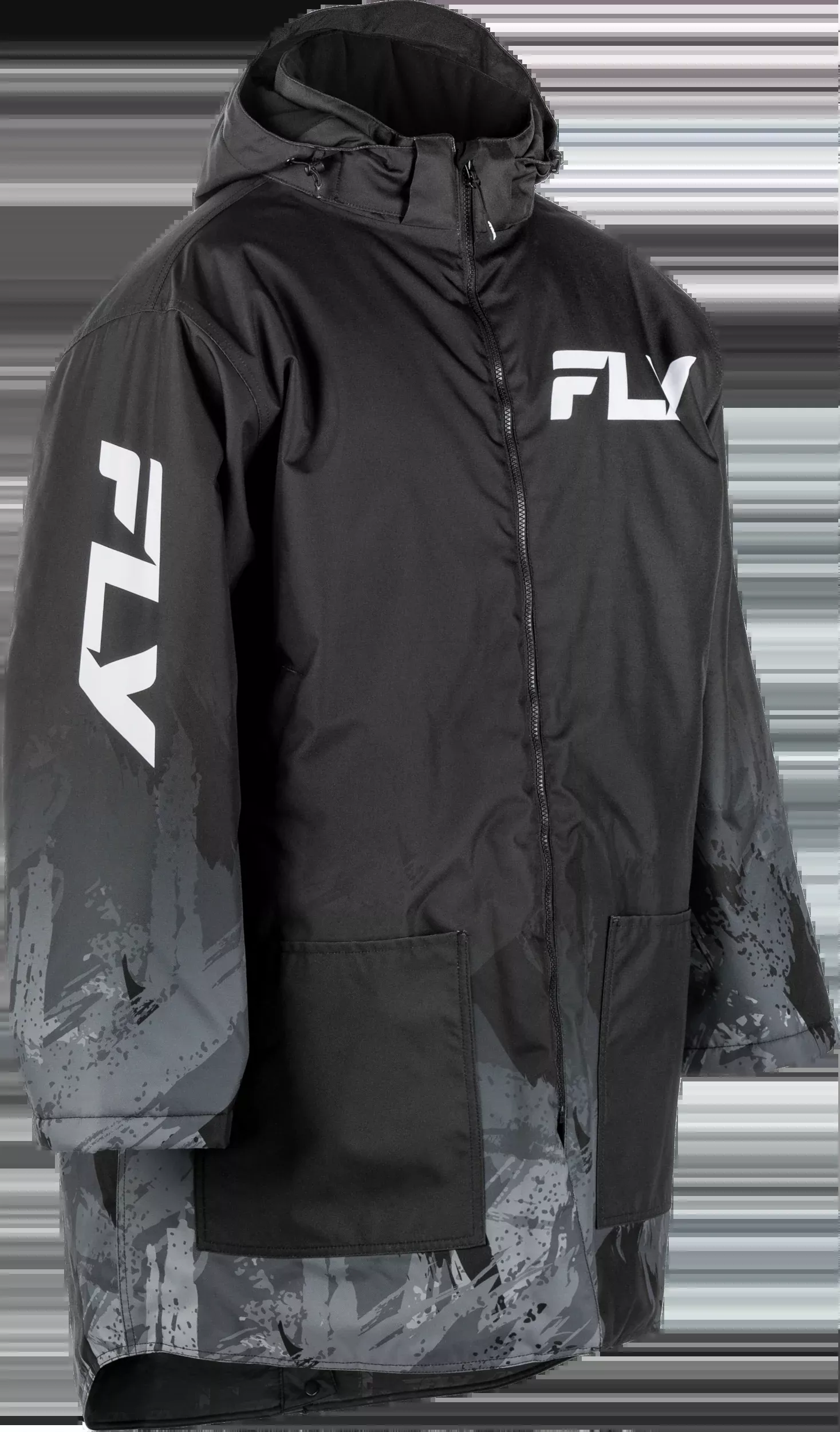 Fly Racing Pit Coat Black S/M-470-4053S