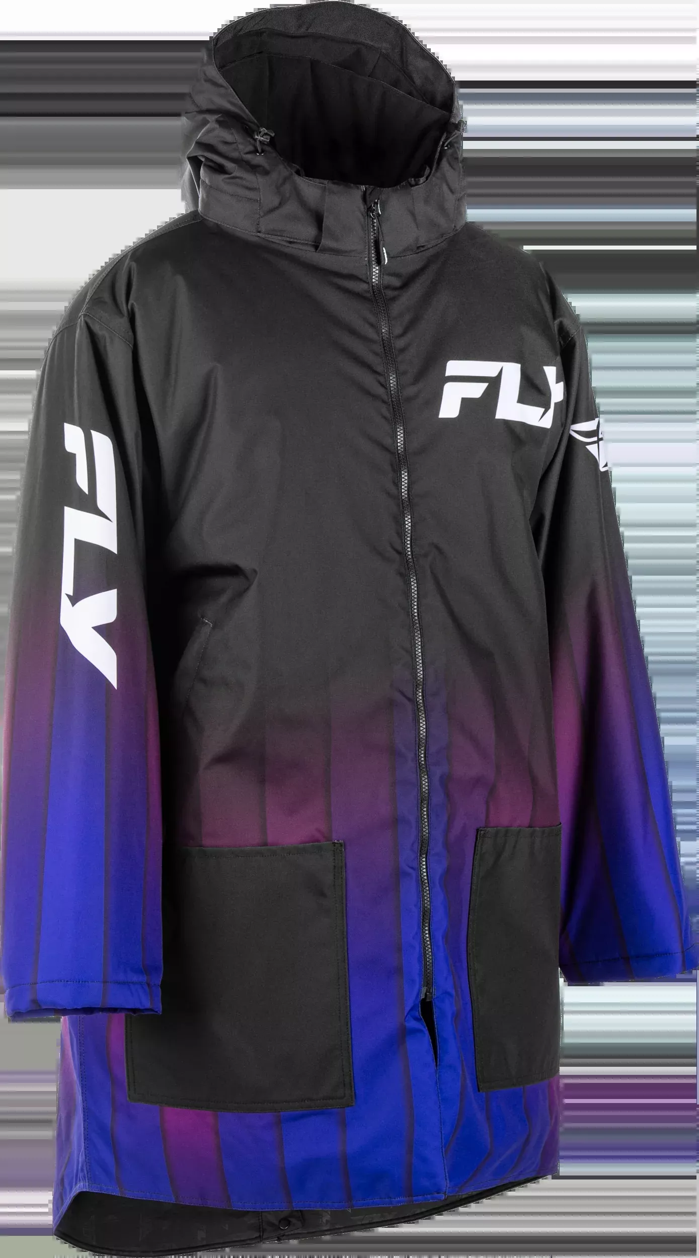 Fly Racing Pit Coat Purple S/M-470-4054S