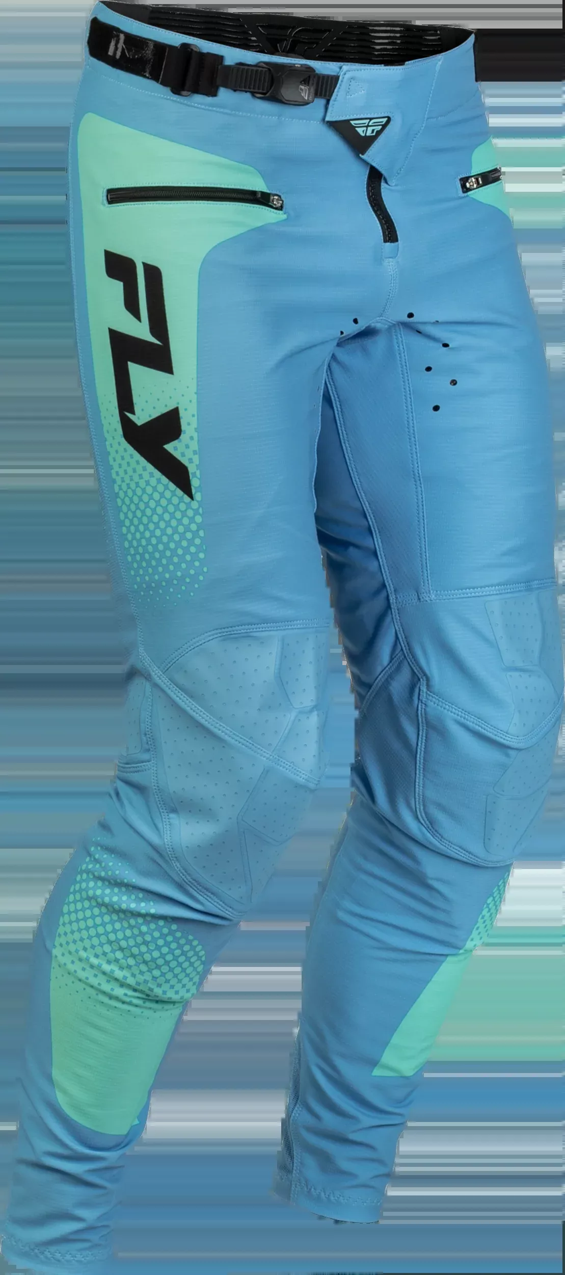 Fly Racing Rayce Sonar Bicycle Pants Teal/Aqua Sz 36-380-06536