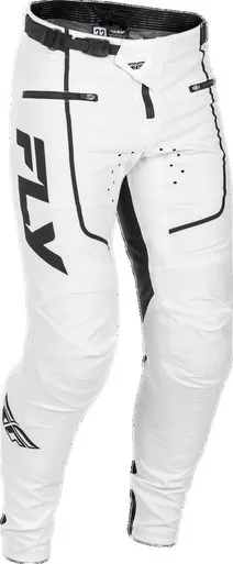 Fly Racing Rayce White Black Bicycle Pants