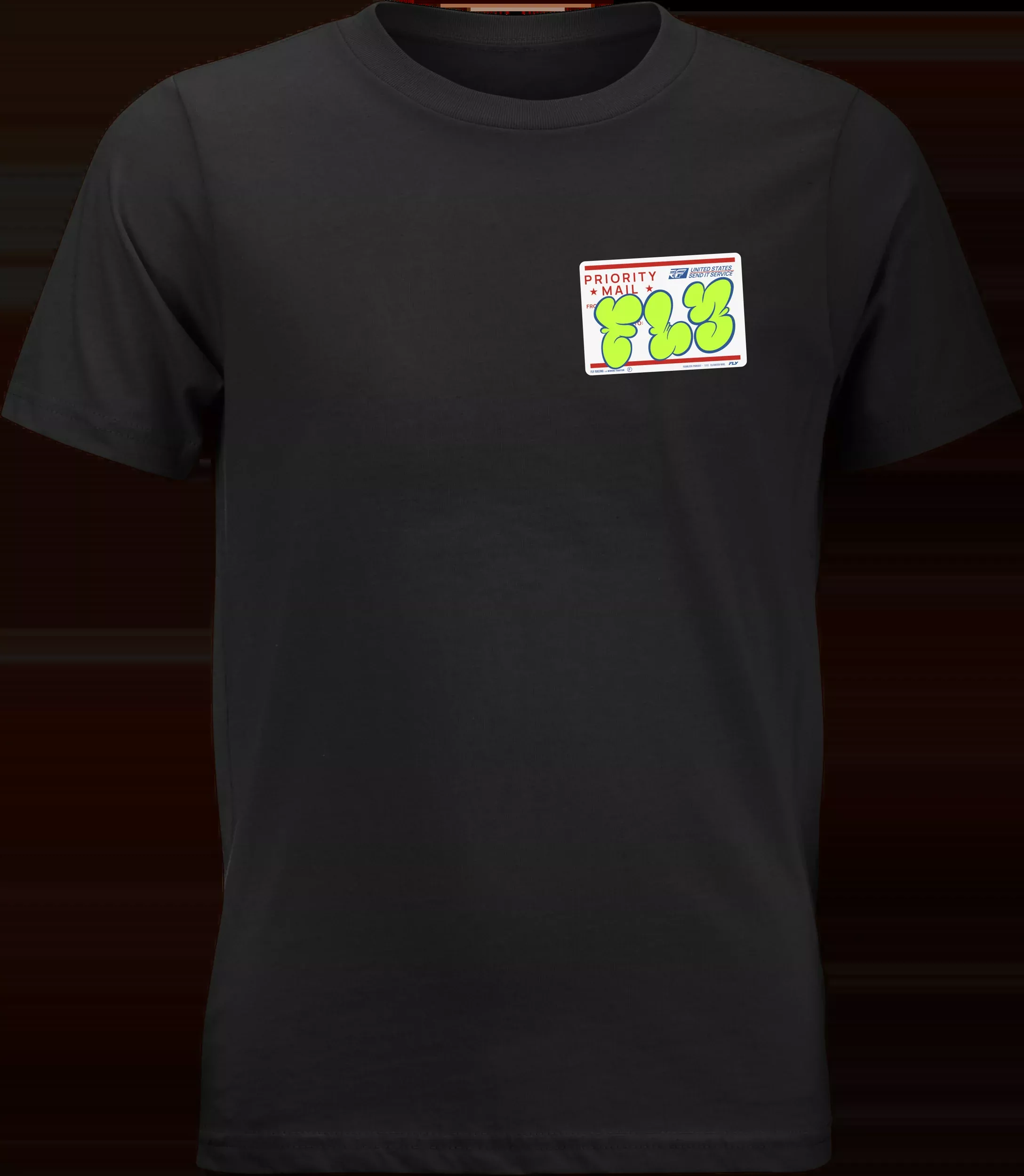 Fly Racing Youth Fly Graffiti Tee Black Ys-354-0413YS