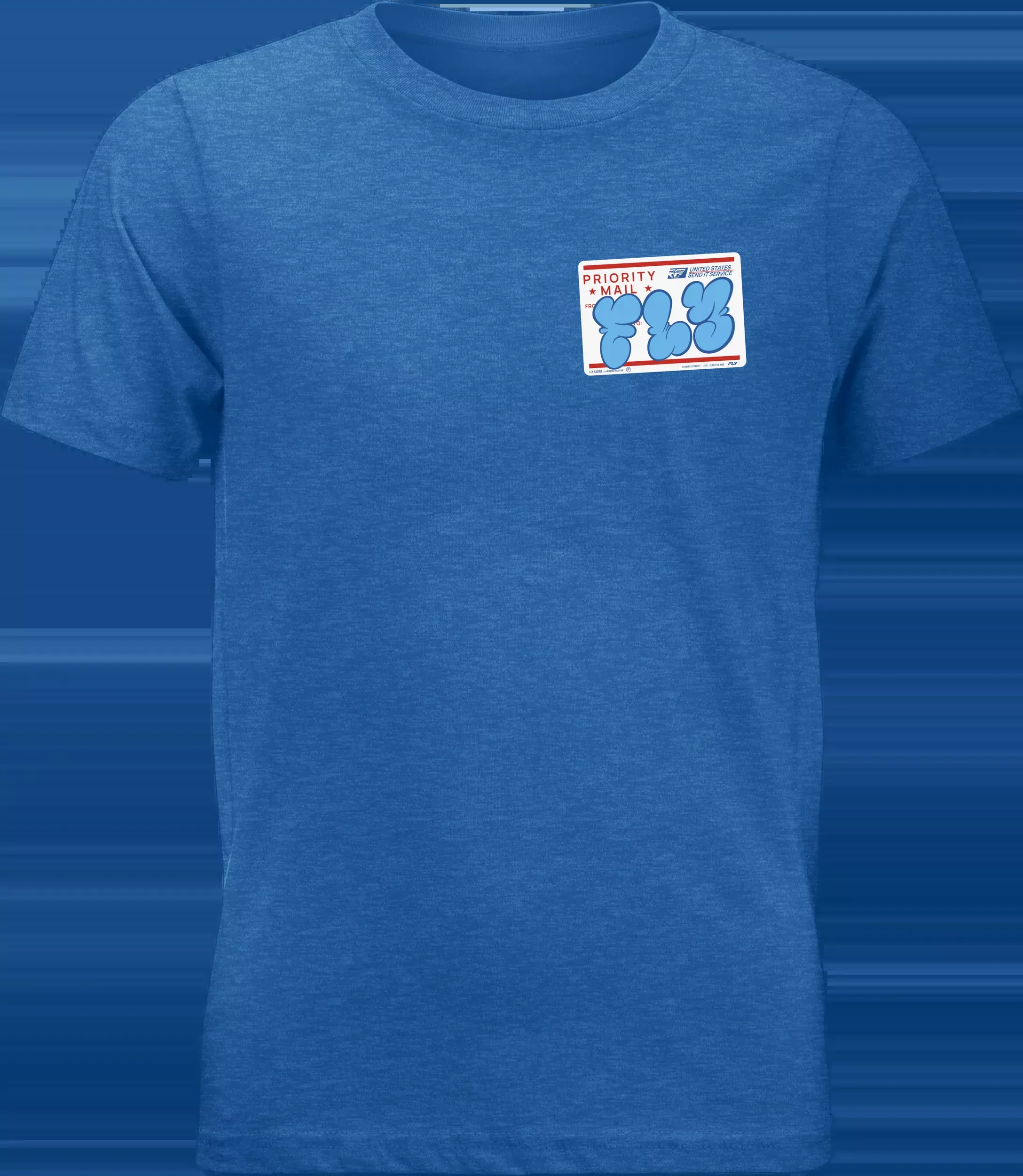 Fly Racing Youth Fly Graffiti Tee Blue Ys-354-0414YS
