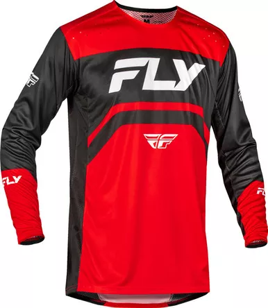 Fly Racing Youth Rayce Bicycle Red Black White Jersey
