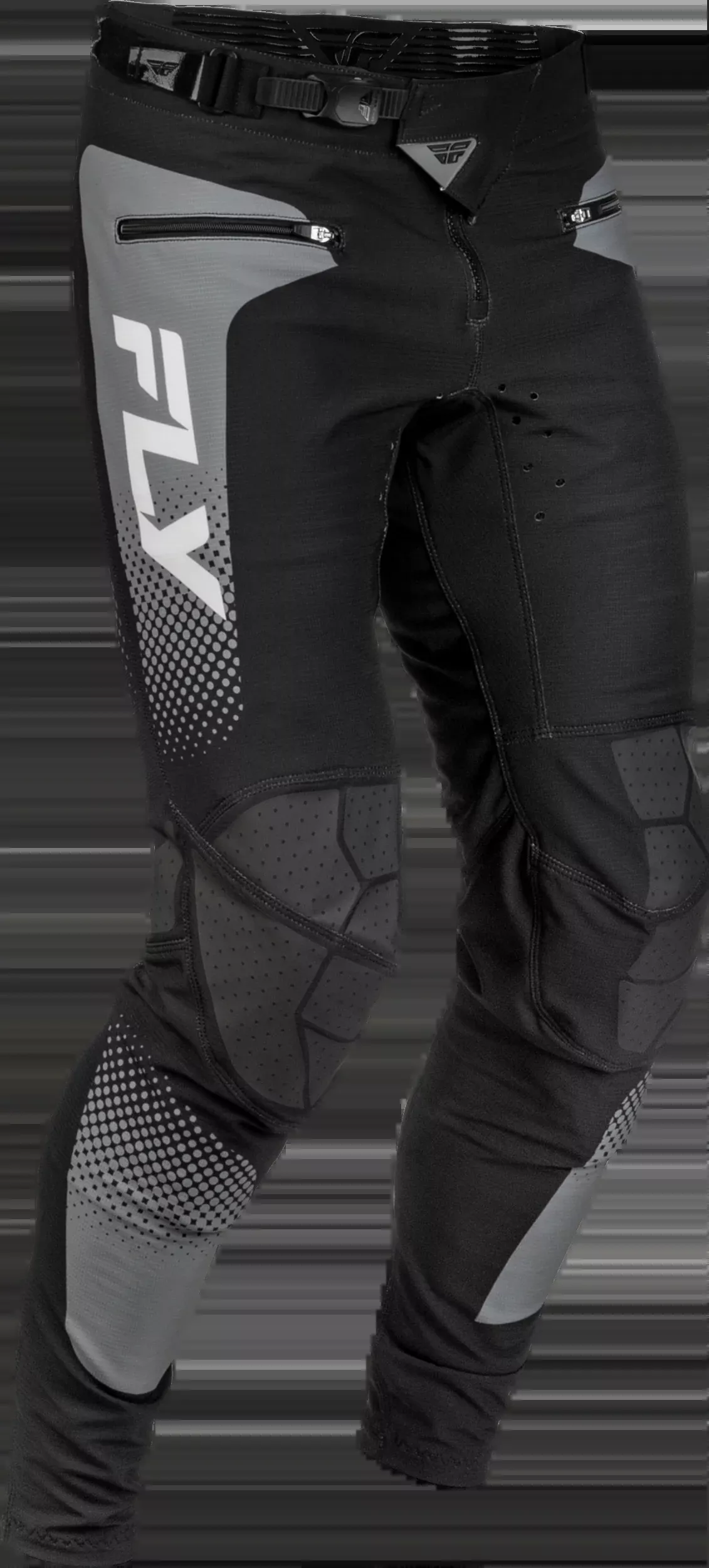 Fly Racing Yth Rayce Sonar Bicycle Pants Black/Grey/White Sz 22-380-06022