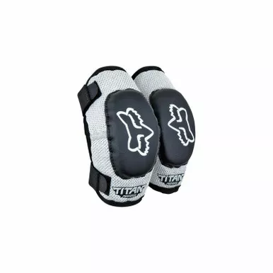 Fox Racing Peewee Titan Black Silver Elbow Guard