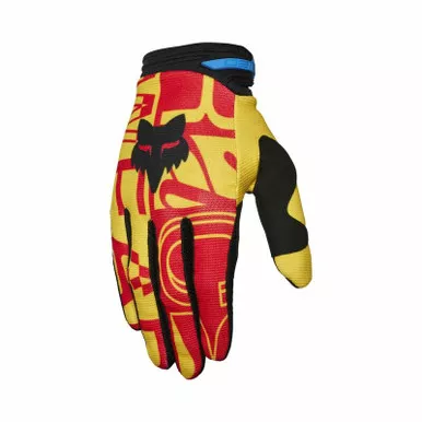 Fox Racing V25 180 Race Spec Pale Yellow Gloves