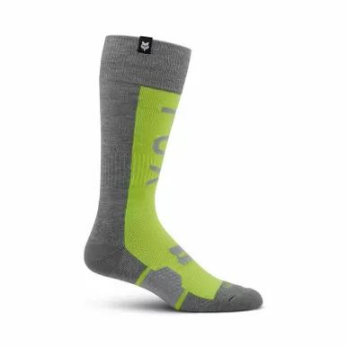 Fox Racing V25 360 Divider Gray Yellow Sock