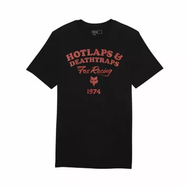 Fox Racing V25 Hotlaps SS Prem Black Tee