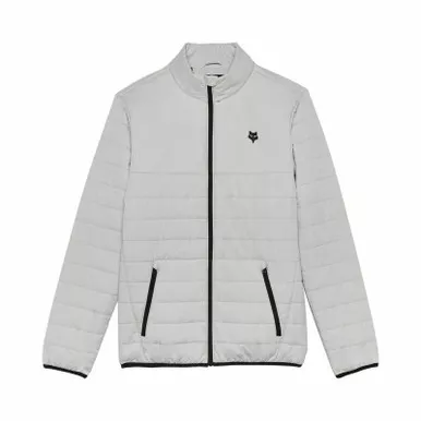 Fox Racing V25 Howell Puffy Light Gray Jacket