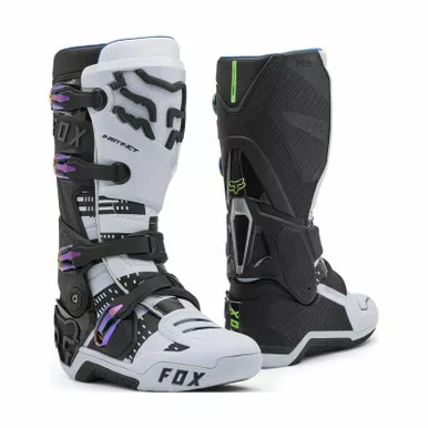Fox Racing V25 Instinct 50Th Limted Edition Black White Boots