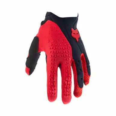 Fox Racing V25 Pawtector Black Red Gloves