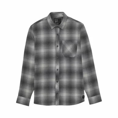 Fox Racing V25 Survivalist Stretch Flannel Light Gray