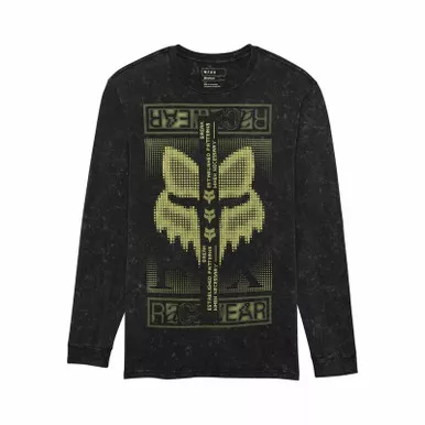 Fox Racing V25 Throttle LS Prem Black Tee
