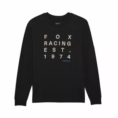 Fox Racing V25 Womens Est.1974 LS Black Tee