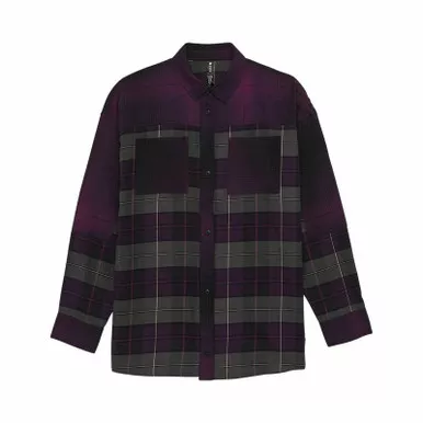 Fox Racing V25 Womens Oversized Sangria Flannel