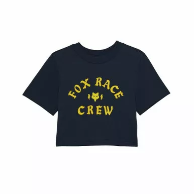 Fox Racing V25 Womens Race Crew Baby SS Midnight Tee