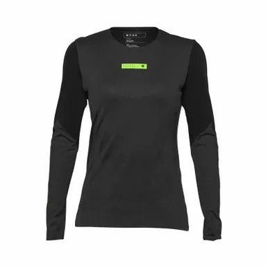 Fox Racing V25 Womens Rawtec LS Jersey Black