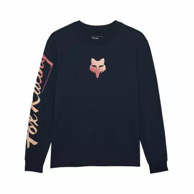 Fox Racing V25 Womens Scripted LS Midnight Tee