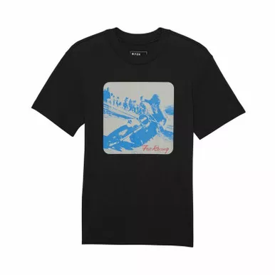Fox Racing V25 Womens Scripted Photo SS Black Tee