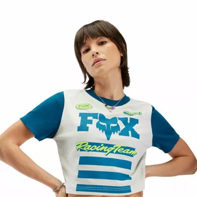 Fox Racing V25 Womens Super Trick Baby Cream Tee