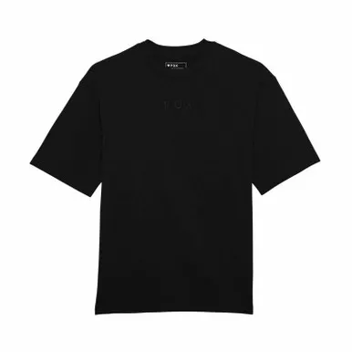 Fox Racing V25 Wordmark Ov SS Black Tee