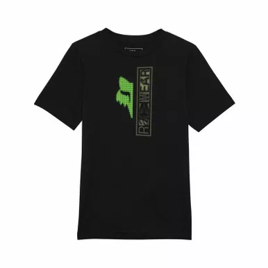 Fox Racing V25 Youth Throttle SS Black Tee