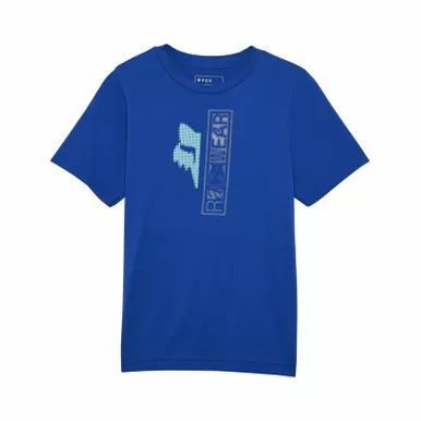 Fox Racing V25 Youth Throttle SS Blue Tee