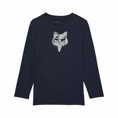 Fox Racing V25 Youth The World LS Midnight Tee