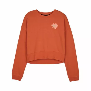 Fox Racing Womens Byrd Crew Atomic Orange Fleece