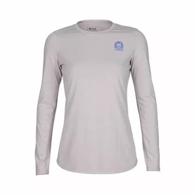 Fox Racing Womens Ranger Drirelease LS Gray Light Jersey