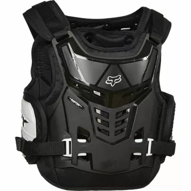 Fox Racing Youth Raptor Proframe LC CE Black White Chest Protector