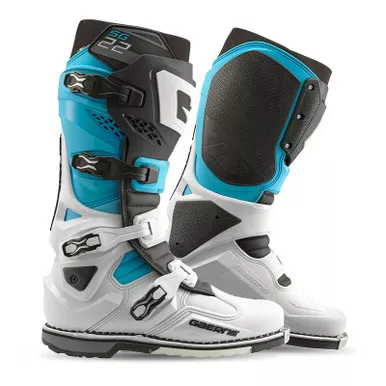 Gaerne SG-22 LE White Black Light Blue Boots