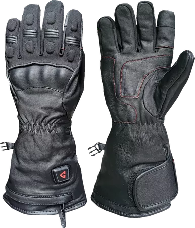 Gerbing 7V Hard Knuckle Battery Heated Black Gloves