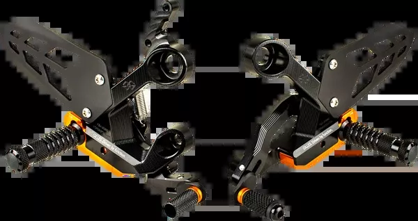 Gilles Tooling Adjustable Rearset - Black - KTM