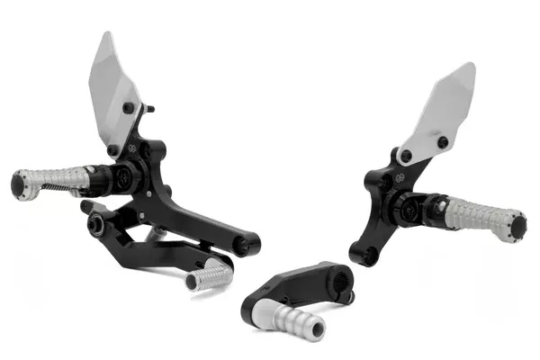 Gilles Tooling Footrest System RCT10GT BM10 Black-Silver
