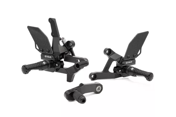 Gilles Tooling Footrest System VCR38GT2, Black