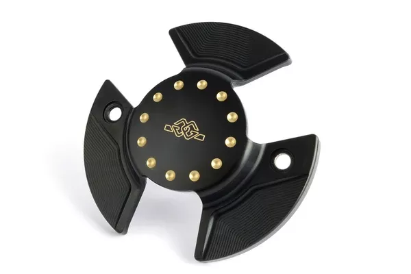 Gilles Tooling Motor Cover Black Gold