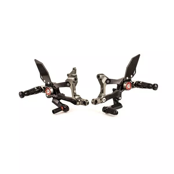 Gilles Tooling MUE2 Adjsutable Racing Rear Sets For Panigale V4 V4S V4R