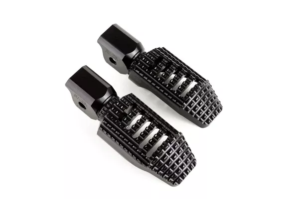 Gilles Tooling Replacement Footrests California, Driver, Black
