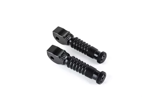 Gilles Tooling Replacement Footrests Sport, Pillion, Black