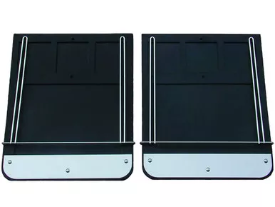 Go Industries 725SET Mud Flap Set for GM Trucks, Includes Mounting Brackets, 2 Set
