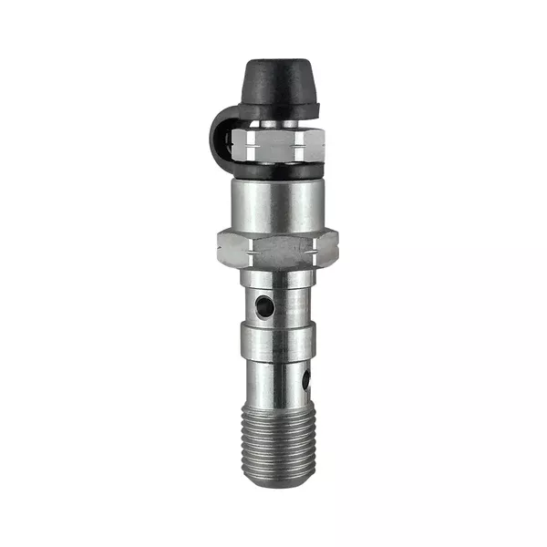 HEL Performance Double Banjo Bolt With Bleed Nipple M10x1.0x29 MM