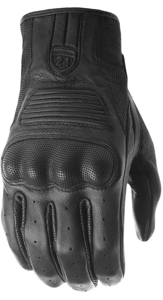 Highway 21 Haymaker Gloves Black MD - #5884 489-0012~3