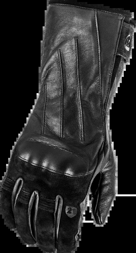 Highway 21 Hook Gloves Black MD