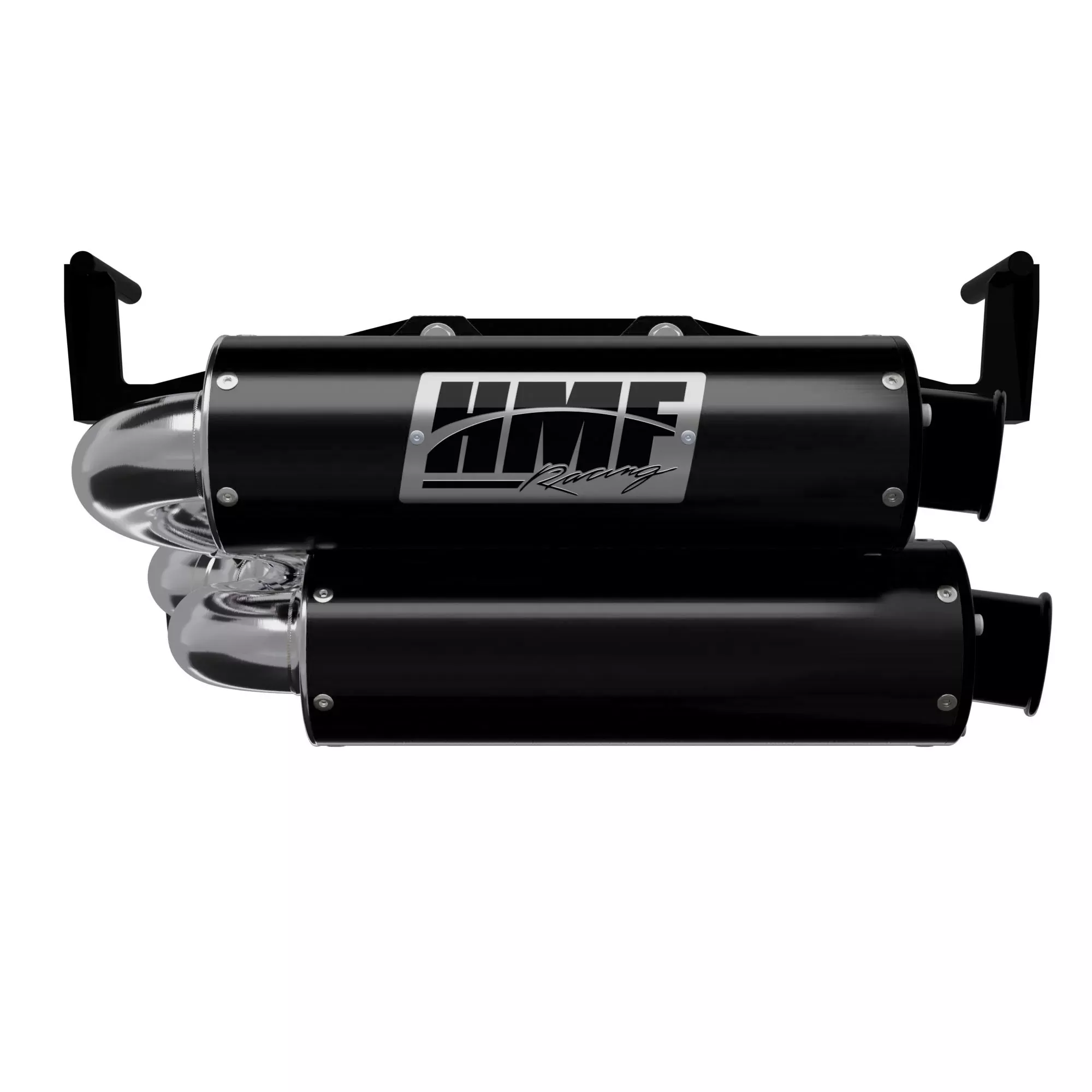 HMF Muffler Dual Full System Performance Exhaust Black Turn Down Black End Cap For Can-Am Outlander 1000/850 2025-2026 14656636172
