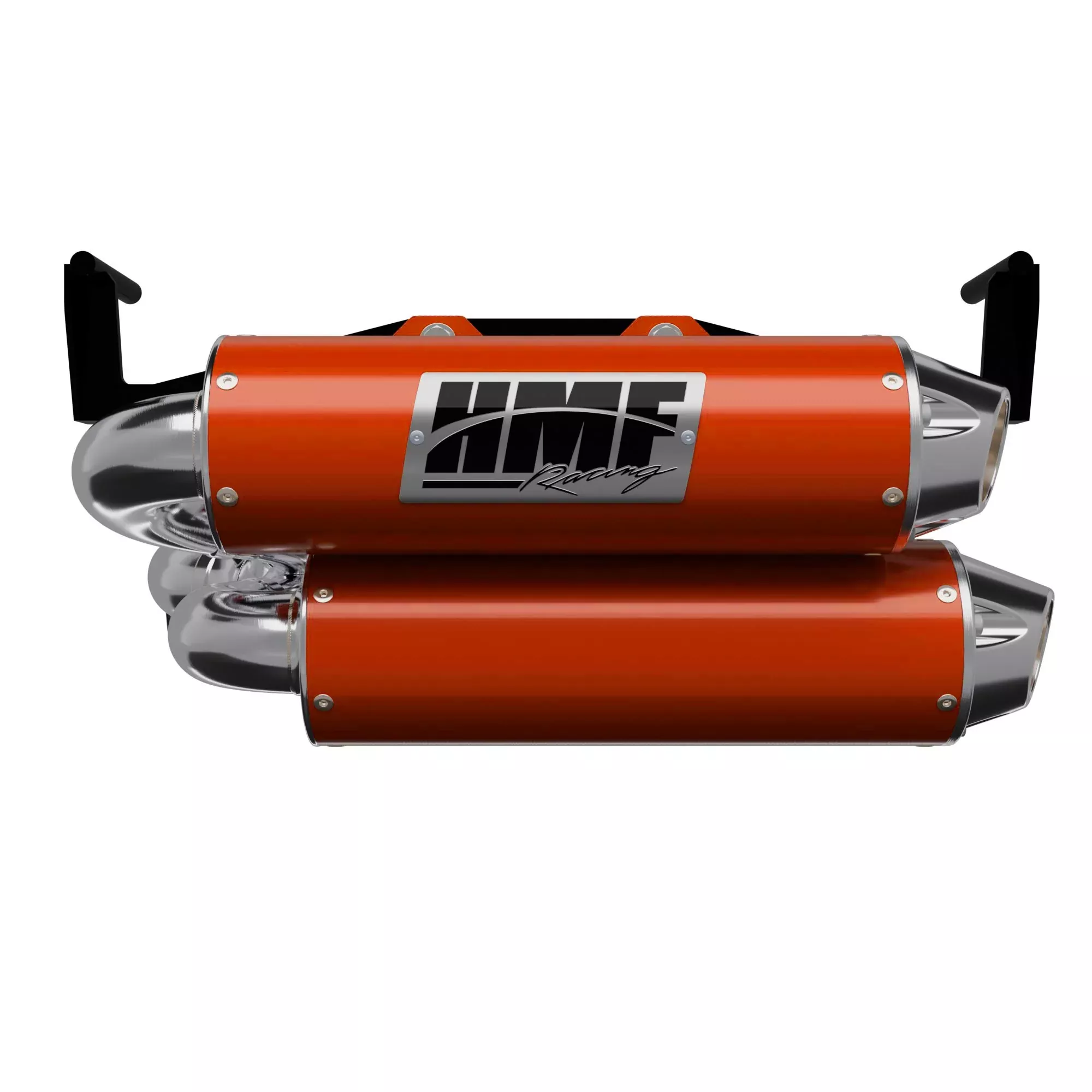 HMF Muffler Dual Full System Performance Exhaust Red – Can-Am Euro Polished End Cap For Can-Am Outlander 1000/850 2025-2026 14656637686